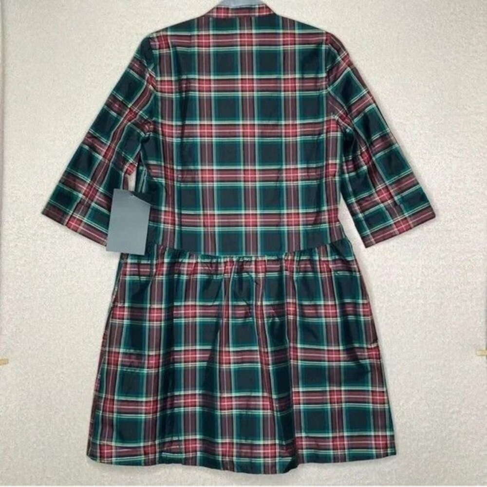 Tuckernuck Festive Plaid Tartan Royal Shirt Dress XS Holiday Mini NWT - Picture 4 of 12